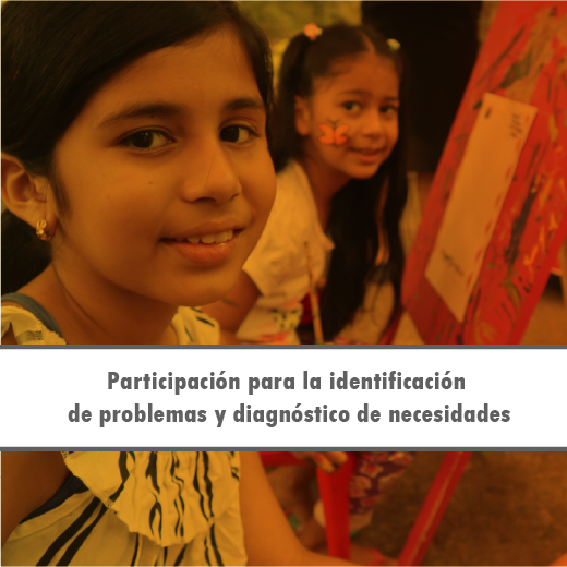 participación para la identificación de problemas y diagnostico de necesidades