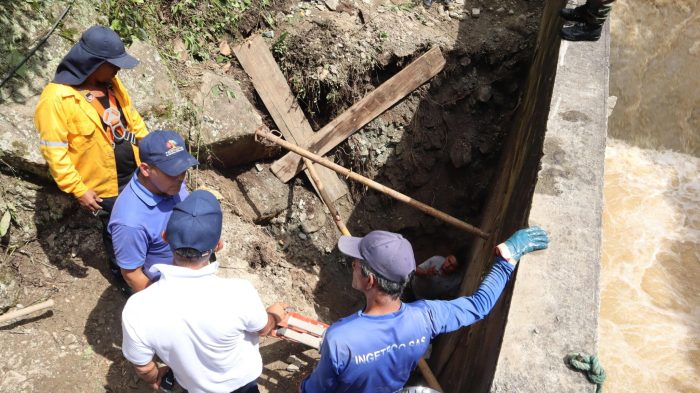 Trabajos en Bocatoma